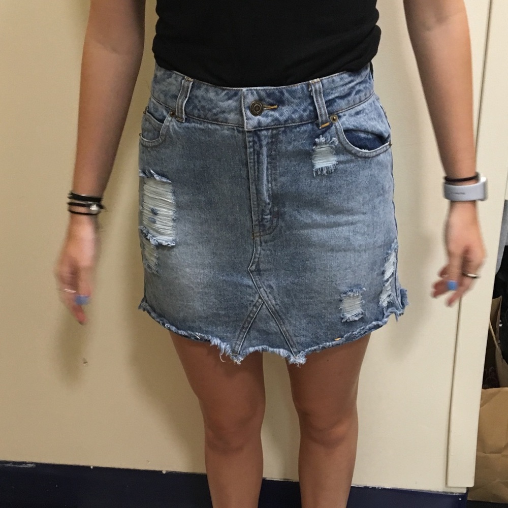 Jean skirt